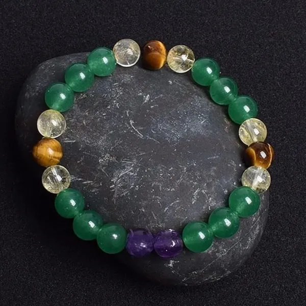 Multiagate_Green_Aventurine,_Amethyst,_Crystal,_Tiger's_Eye,_Citrine_Beads_Charm_Bracelet_()