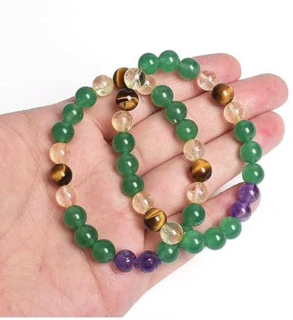 Multiagate_Green_Aventurine,_Amethyst,_Crystal,_Tiger's_Eye,_Citrine_Beads_Charm_Bracelet_()