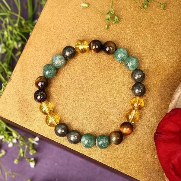 Multiagate_Pyrite,_Citrine_+_Golden,_Crystal,_Tiger's_Eye_Beads_Charm_Bracelet_()