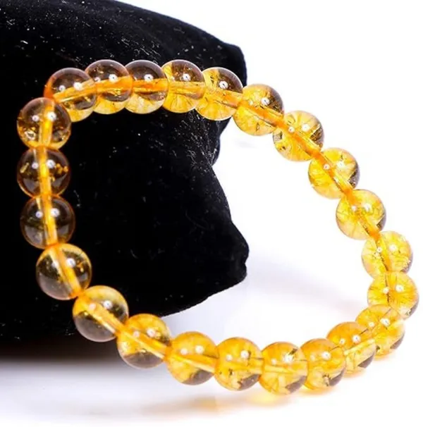 Multiagate_Stone,_Citrine_Beads,_Crystal_Bracelet_()