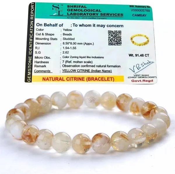 Multiagate_Citrine_+_Golden,_Crystal_Beads_Charm_Bracelet_()