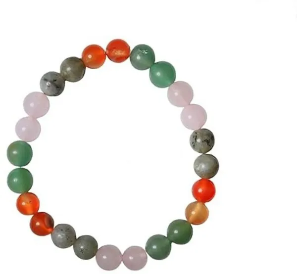Multiagate_Stone,_Rose_Quartz,_Green_Aventurine_Beads,_Crystal_Charm_Bracelet_()