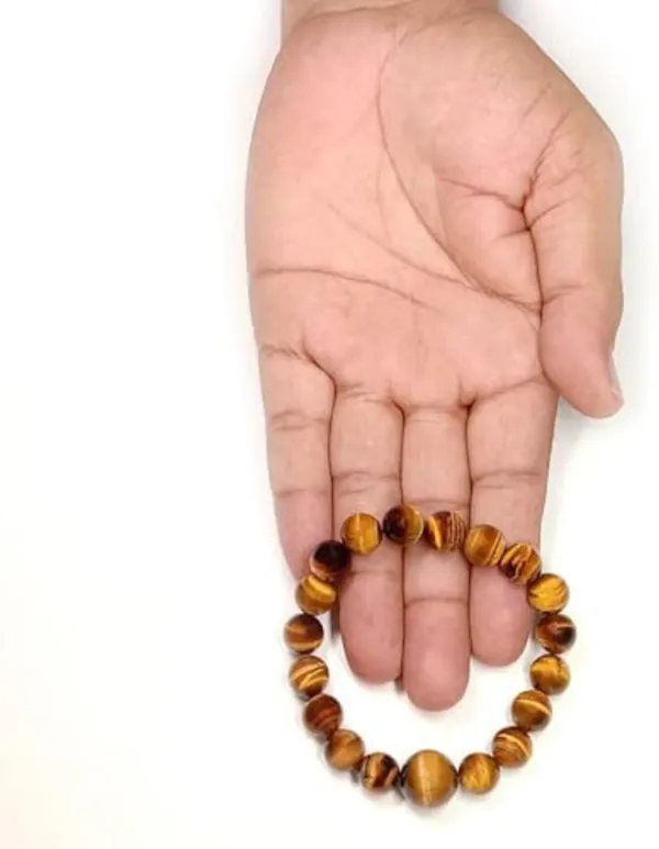 Multiagate_Stone,_Tiger's_Eye_Beads,_Crystal_Bracelet_()