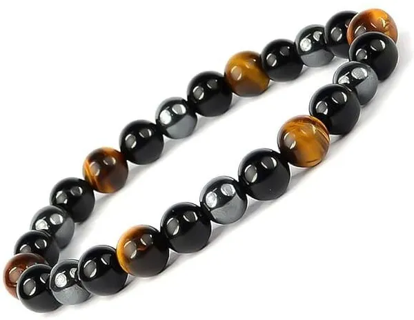 Multiagate_Crystal,_Tiger's_Eye,_Black_Obsidian_Beads_Charm_Bracelet_()
