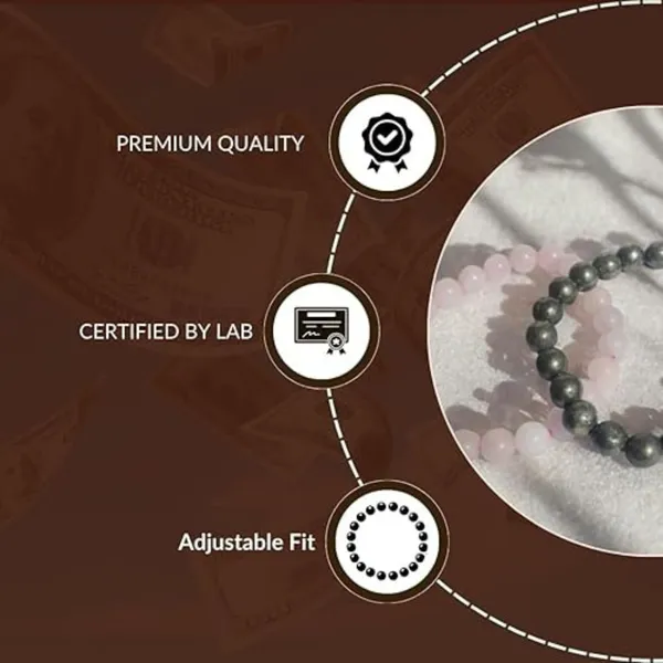 Multiagate_Pyrite,_Stone,_Rose_Quartz_Beads,_Crystal_Bracelet_()