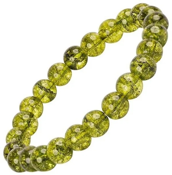Multiagate_Crystal,_Peridot_Beads_Charm_Bracelet_()