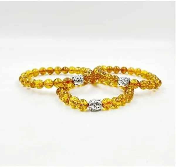 Multiagate_Stone,_Citrine_Beads,_Crystal_Charm_Bracelet_()
