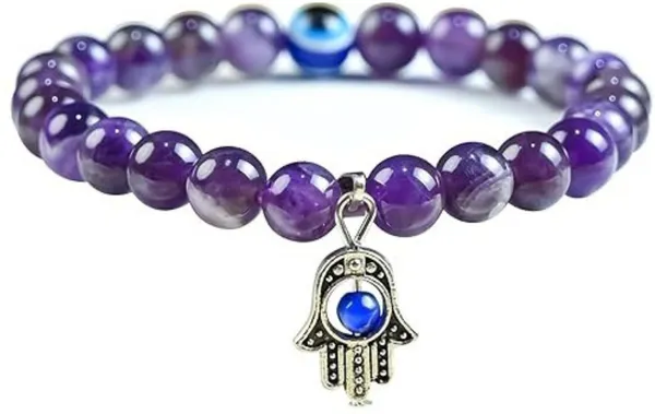 Multiagate_Stone,_Amethyst,_Evil_Eye_Beads,_Crystal_Bracelet_()