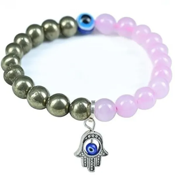 Multiagate_Pyrite,_Stone,_Rose_Quartz,_Evil_Eye_Beads,_Crystal_Bracelet_()