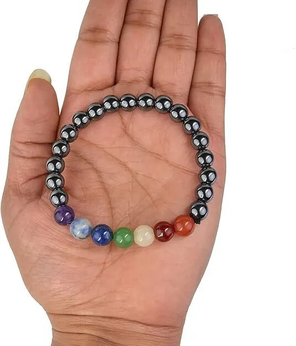 Multiagate_Stone,_7_Chakra_Beads,_Crystal_Charm_Bracelet_()