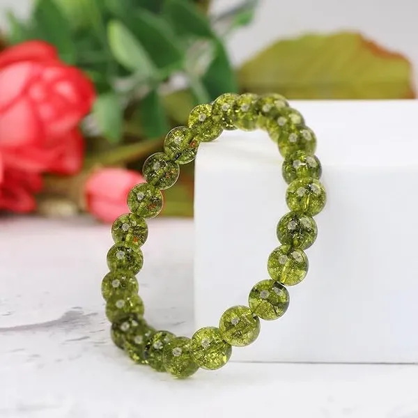 Multiagate_Crystal,_Peridot_Beads_Charm_Bracelet_()