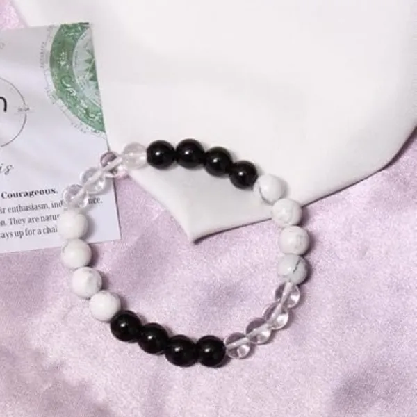 Multiagate_Stone,_Howlite,_Clear_Quartz,_Black_Obsidian_Beads,_Crystal_Charm_Bracelet_()