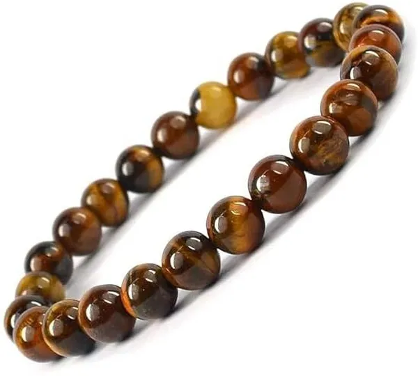 Multiagate_Pyrite,_Stone,_Tiger's_Eye_Beads,_Crystal_Charm_Bracelet_()