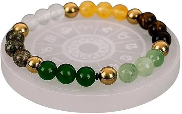 Multiagate_Pyrite,_Green_Aventurine,_Citrine_+_Golden,_Tiger's_Eye,_Citrine,_7_Chakra,_Clear_Quartz_Beads,_Agate,_Crystal_Bracelet_()