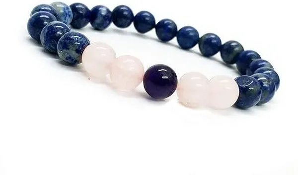 Multiagate_Lapiz_Lazuli,_Stone,_Rose_Quartz,_Amethyst_Beads,_Crystal_Charm_Bracelet_()