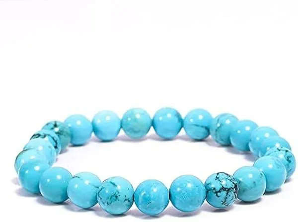 Multiagate_Stone_Beads,_Crystal,_Turquoise_Bracelet_()
