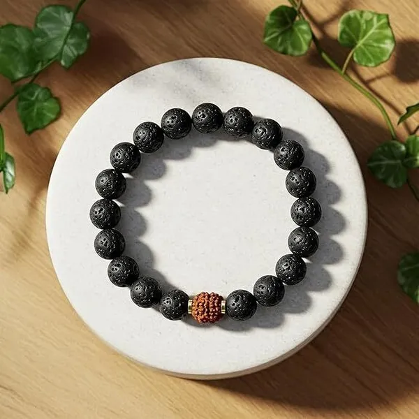 Multiagate_Stone,_Rudraksha,_Lava_Beads,_Crystal_Bracelet_()
