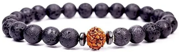 Multiagate_Stone,_Rudraksha,_Lava_Beads,_Crystal_Bracelet_()