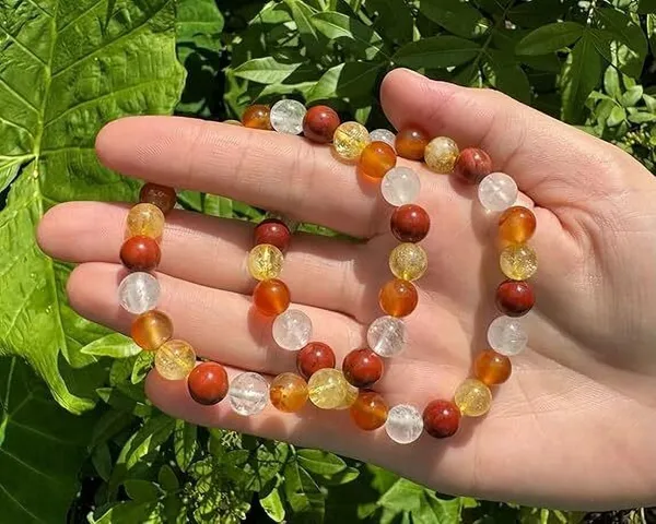 Multiagate_Stone,_Citrine,_Clear_Quartz_Beads,_Crystal_Charm_Bracelet_()