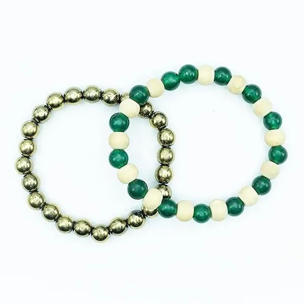 Multiagate_Stone,_Green_Aventurine,_Golden_Pyrite_Beads,_Crystal_Charm_Bracelet_()