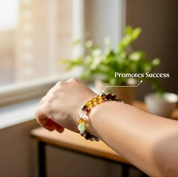 Multiagate_Green_Aventurine,_Golden_Pyrite,_Crystal,_Tiger's_Eye,_Citrine,_Clear_Quartz,_Green_Jade_Beads_Bracelet_()