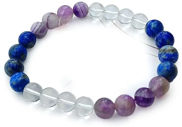 Multiagate_Lapiz_Lazuli,_Stone,_Amethyst,_Clear_Quartz_Beads,_Crystal_Bracelet_()