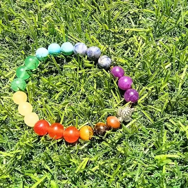 Multiagate_Stone,_7_Chakra_Beads_Charm_Bracelet_()