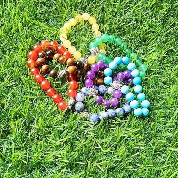 Multiagate_Stone,_7_Chakra_Beads_Charm_Bracelet_()