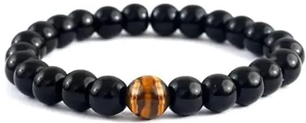 Multiagate_Stone,_Tiger's_Eye_Beads,_Crystal_Charm_Bracelet_()