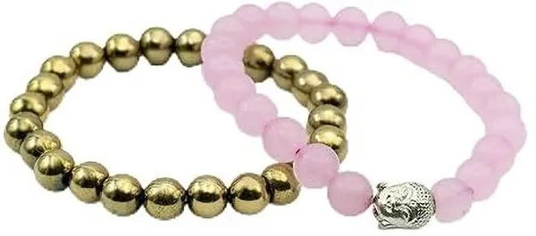 Multiagate_Stone,_Rose_Quartz,_Golden_Pyrite_Beads,_Crystal_Charm_Bracelet_()