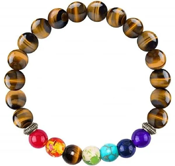 Multiagate_Crystal,_Tiger's_Eye,_7_Chakra_Beads_Charm_Bracelet_()