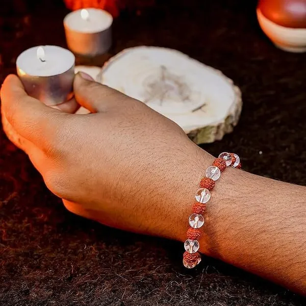 Multiagate_Crystal,_Rudraksha,_Clear_Quartz_Beads_Charm_Bracelet_()
