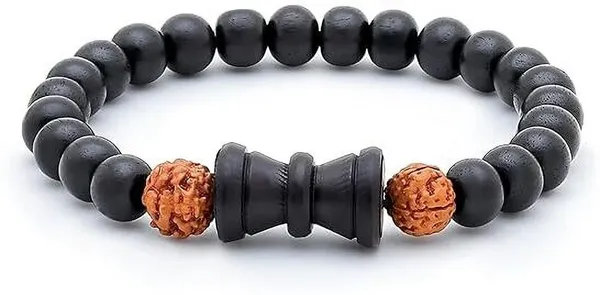 Multiagate_Wood,_Rudraksha_Beads_Bracelet_()
