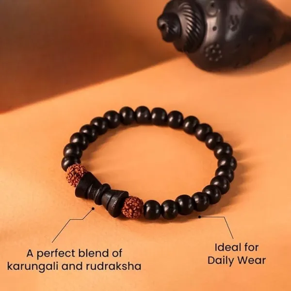 Multiagate_Wood,_Rudraksha_Beads_Bracelet_()