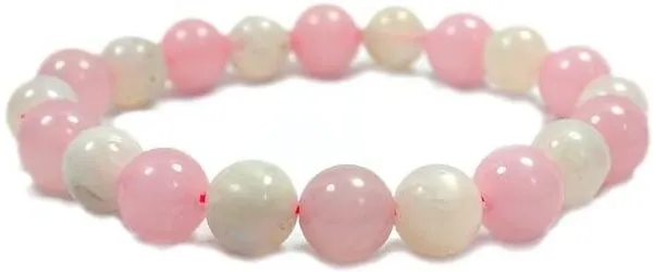 Multiagate_Stone,_Rose_Quartz_Crystal,_Moonstone_Bracelet_()