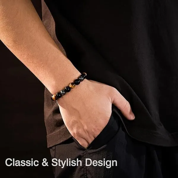 Multiagate_Crystal,_Tiger's_Eye,_Black_Obsidian_Beads_Charm_Bracelet_()