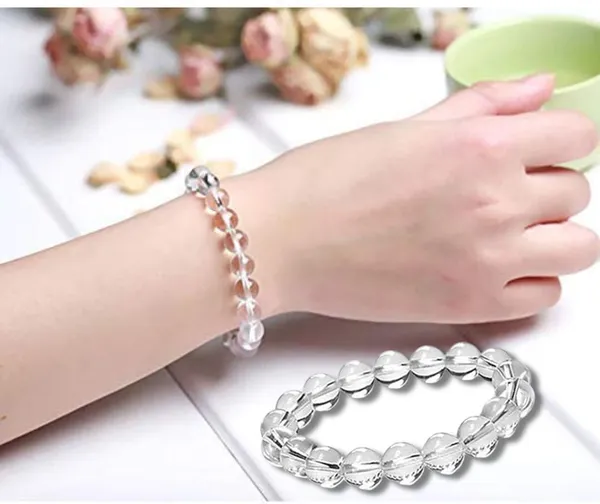 Multiagate_Crystal,_Clear_Quartz_Beads_Charm_Bracelet_()