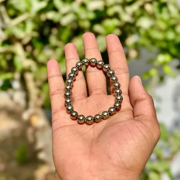 Multiagate_Stone,_Golden_Pyrite_Crystal_Bracelet_()