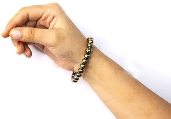 Multiagate_Stone,_Golden_Pyrite_Crystal_Bracelet_()