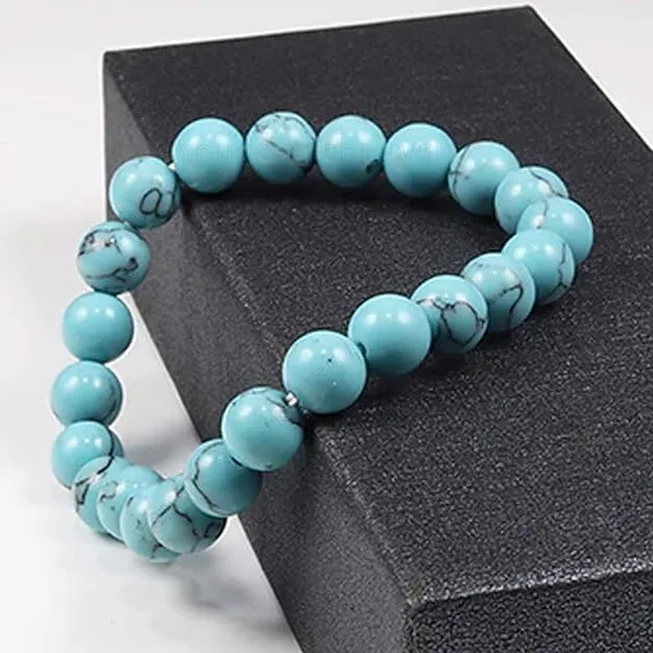 Multiagate_Crystal,_Turquoise_Beads_Charm_Bracelet_()