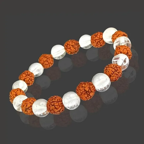Multiagate_Crystal,_Rudraksha,_Clear_Quartz_Beads_Charm_Bracelet_()
