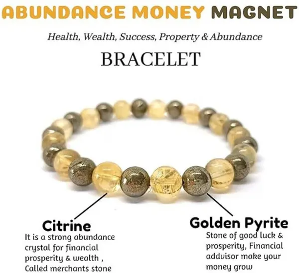 Multiagate_Pyrite,_Stone,_Citrine_+_Golden_Crystal_Bracelet_()