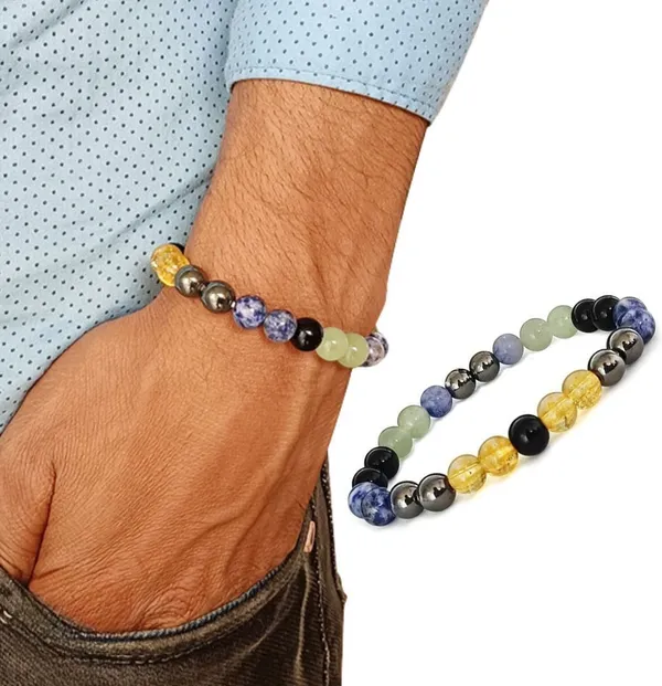 Multiagate_Stone,_Citrine_+_Golden_Tourmaline,_Crystal_Charm_Bracelet_()