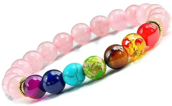 Multiagate_Rose_Quartz,_Crystal,_7_Chakra_Beads_Charm_Bracelet_()