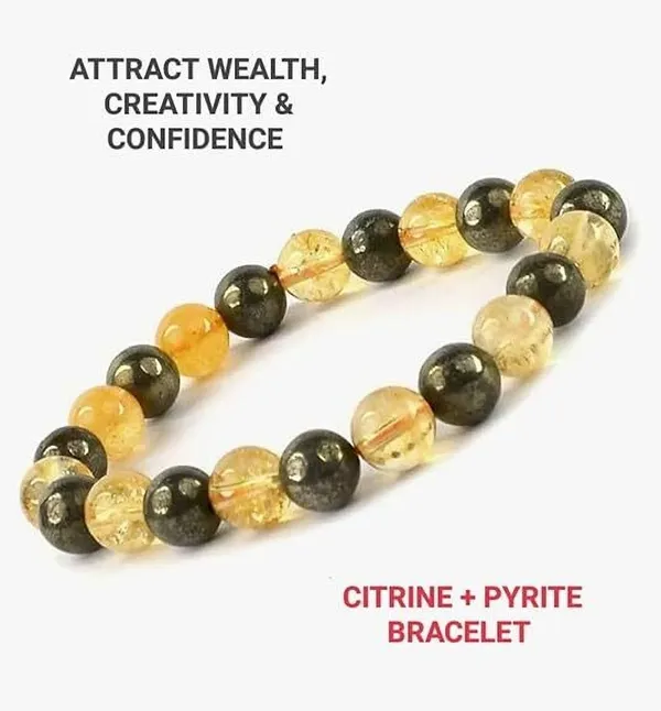 Multiagate_Pyrite,_Stone,_Citrine_Beads,_Crystal_Charm_Bracelet_()