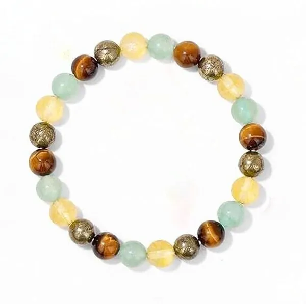 Multiagate_Pyrite,_Stone,_Tiger's_Eye_Crystal_Bracelet_()