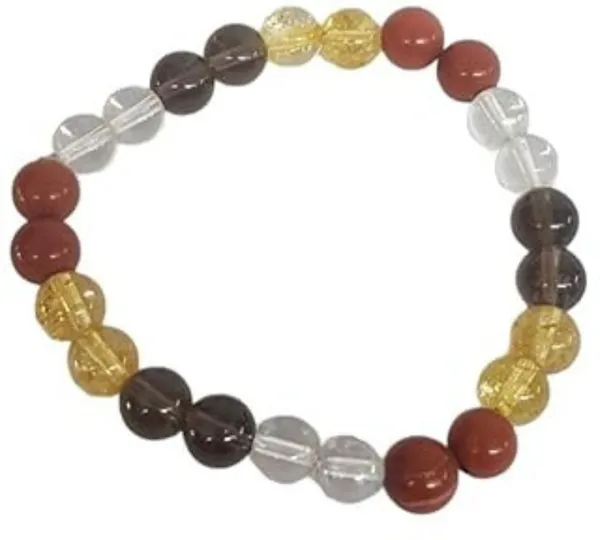 Multiagate_Stone,_Citrine,_Clear_Quartz_Beads,_Crystal_Charm_Bracelet_()