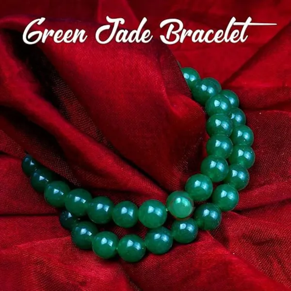 Multiagate_Stone,_Green_Jade_Crystal_Bracelet_()