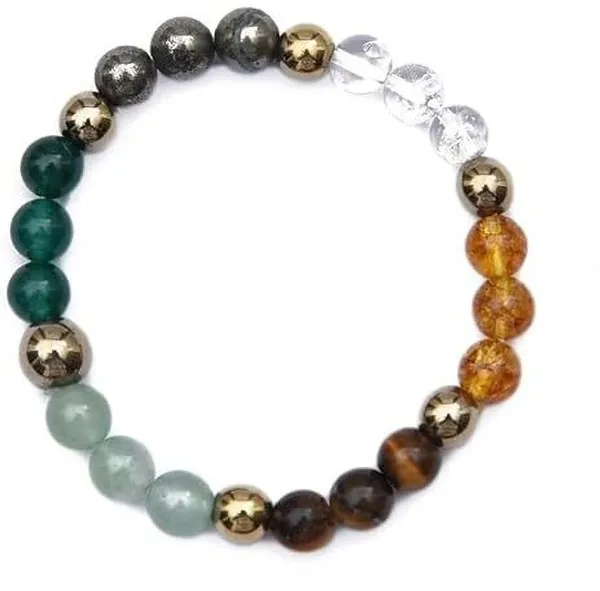 Multiagate_Pyrite,_Stone,_Green_Aventurine,_Golden_Pyrite,_Tiger's_Eye,_Citrine,_Clear_Quartz_Beads,_Crystal_Charm_Bracelet_()