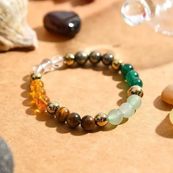 Multiagate_Pyrite,_Stone,_Green_Aventurine,_Golden_Pyrite,_Tiger's_Eye,_Citrine,_Clear_Quartz_Beads,_Crystal_Charm_Bracelet_()
